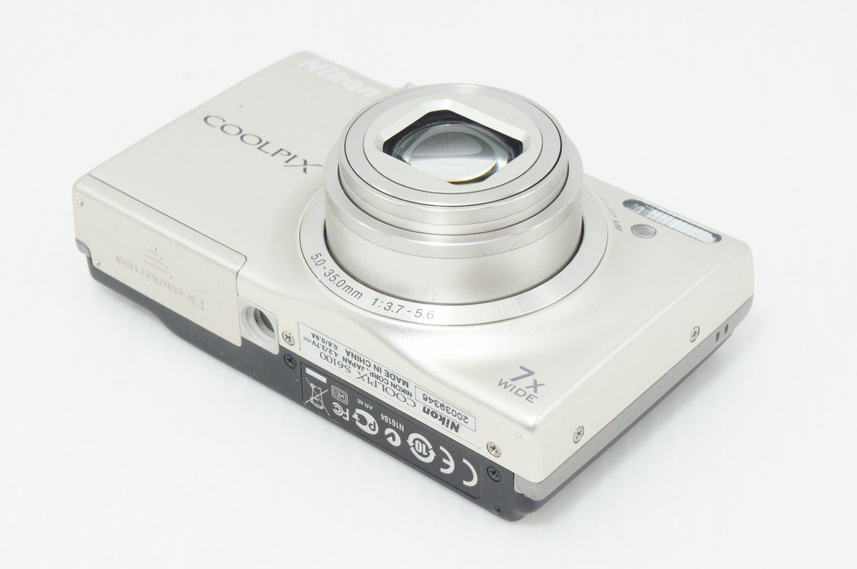 良品 Nikon ニコン COOLPIX S6100 コンパクトデジタルカメラ シルバー 260911m