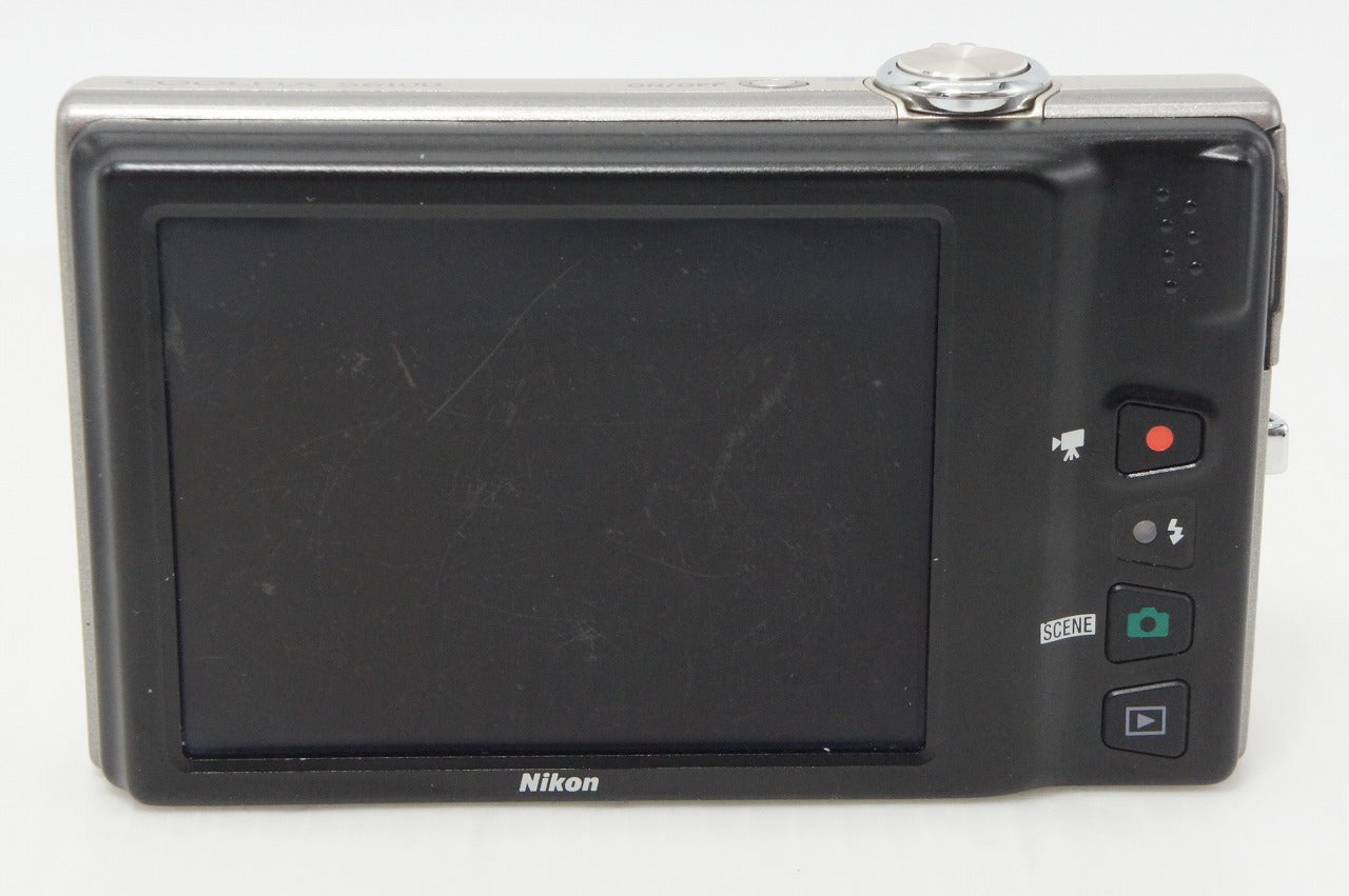 良品 Nikon ニコン COOLPIX S6100 コンパクトデジタルカメラ シルバー