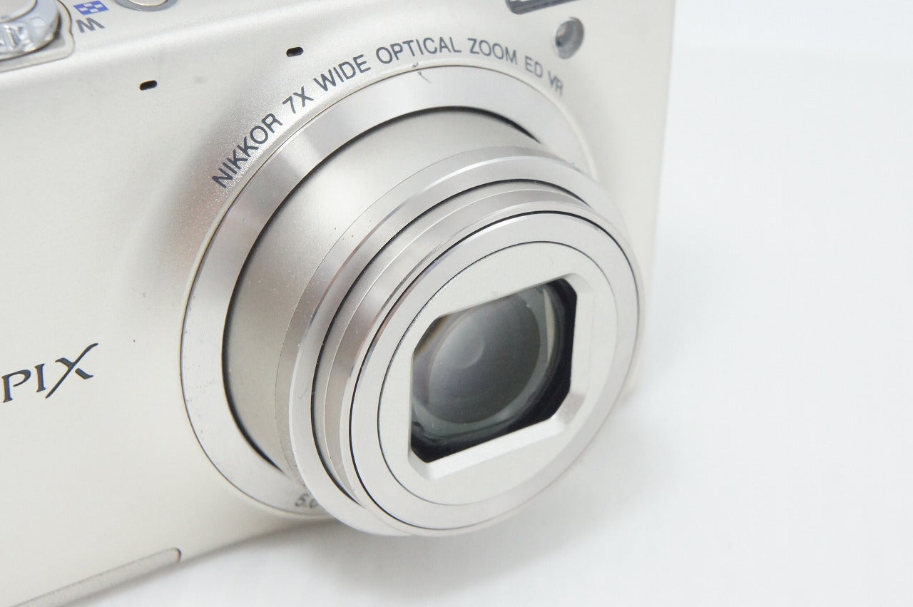 良品 Nikon ニコン COOLPIX S6100 コンパクトデジタルカメラ シルバー