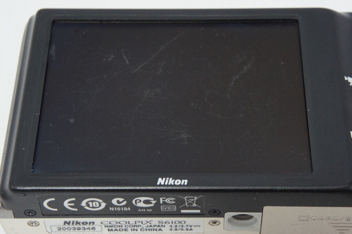良品 Nikon ニコン COOLPIX S6100 コンパクトデジタルカメラ シルバー 260911m
