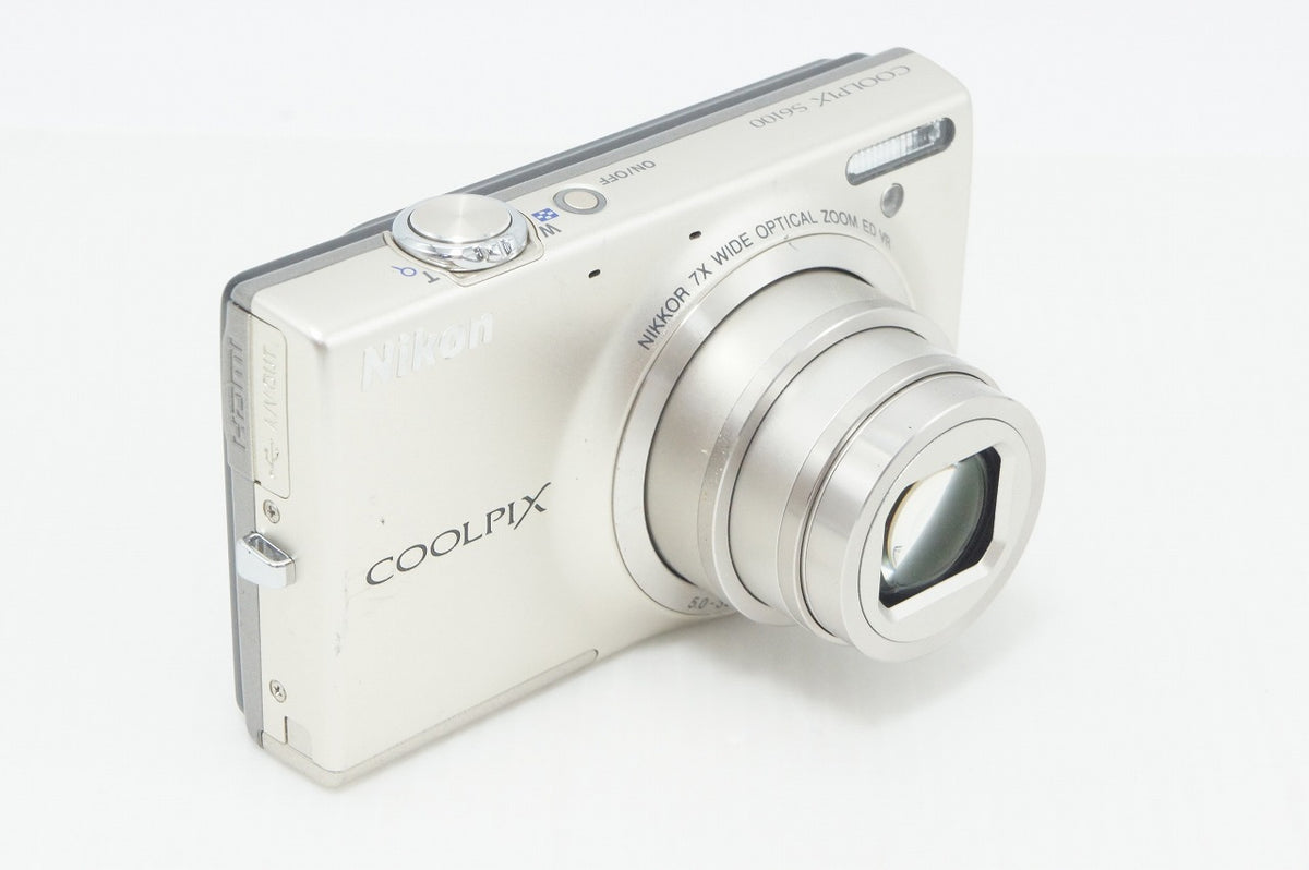 良品 Nikon ニコン COOLPIX S6100 コンパクトデジタルカメラ シルバー 260911m
