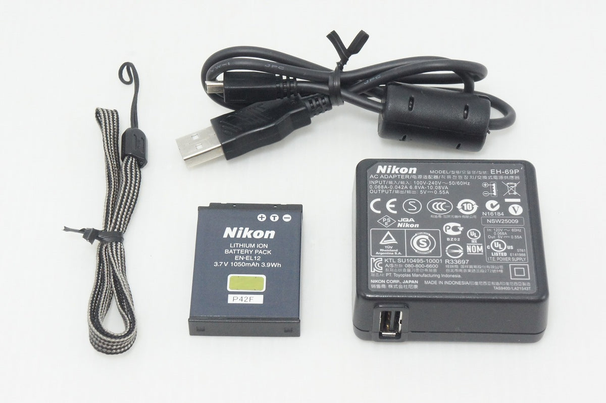 良品 Nikon ニコン COOLPIX S6100 コンパクトデジタルカメラ シルバー 260911m