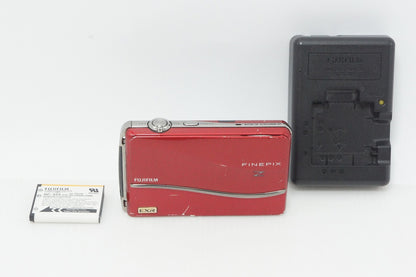 FUJIFILM 富士フイルム FinePix Z800EXR コンパクトデジタルカメラ レッド 260918d