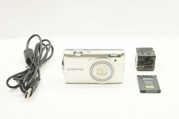 良品 Nikon ニコン COOLPIX S5100 シルバー コンパクトデジタルカメラ 240327r