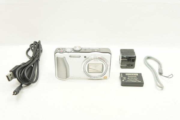 良品 Panasonic パナソニック LUMIX DMC TZ30 コンパクトデジタルカメラ ホワイト 240327q