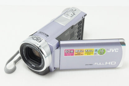 美品 JVC ケンウッド Everio GZ-E345 デジタルビデオカメラ フローラルバイオレット 元箱付 260603ag