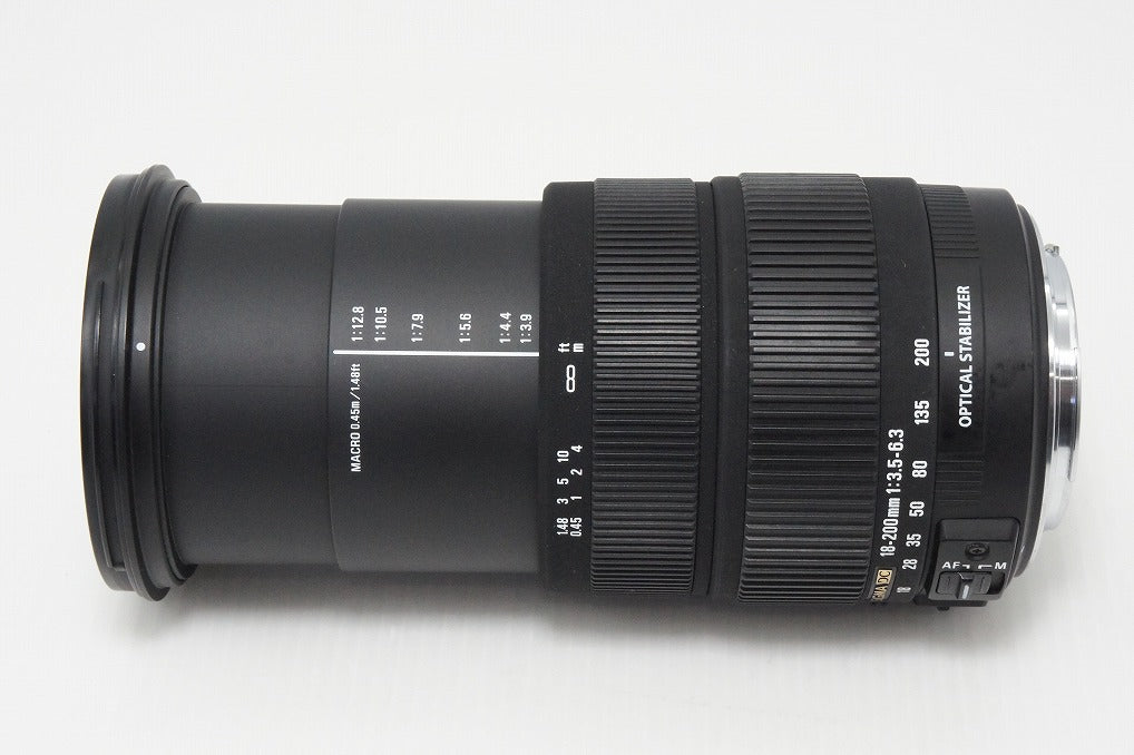 良品 SIGMA シグマ AF 18-200mm F3.5-6.3 DC OS Canon キヤノン EFマウント APS-C ズームレンズ 260402aa