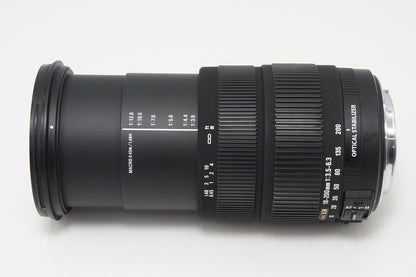 良品 SIGMA シグマ AF 18-200mm F3.5-6.3 DC OS Canon キヤノン EFマウント APS-C ズームレンズ 260402aa