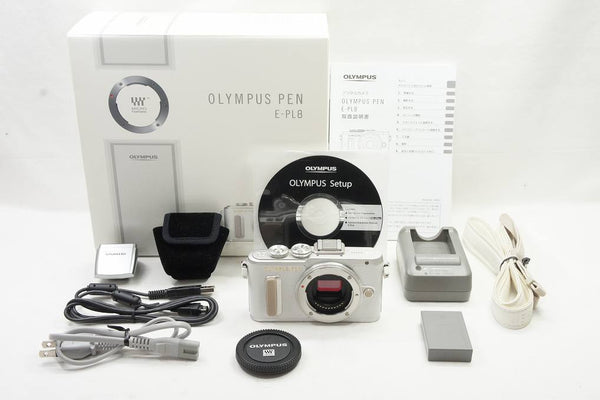 良品 OLYMPUS オリンパス PEN E-PL8 ボディ ミラーレス一眼カメラ ホワイト 元箱付 250402aa