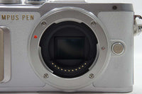 良品 OLYMPUS オリンパス PEN E-PL8 ボディ ミラーレス一眼カメラ ホワイト 元箱付 250402aa