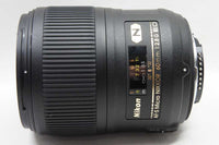 美品 Nikon ニコン AF-S Micro NIKKOR 60mm F2.8G ED 単焦点レンズ フード付 250115k