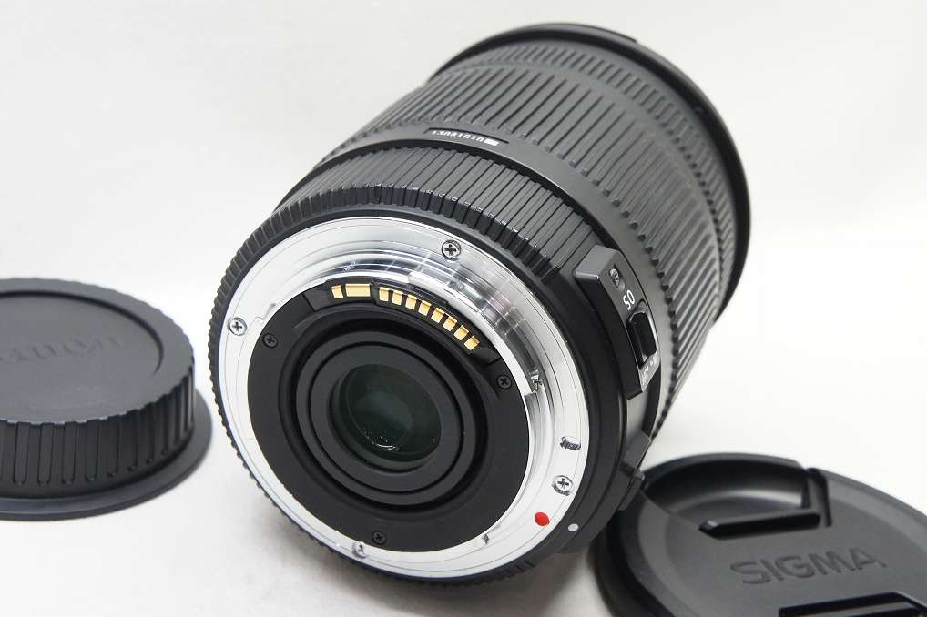 SIGMA シグマ 18-250mm F3.5-6.3 DC OS HSM Canon キヤノン EFマウント APS-C フード付 250621e