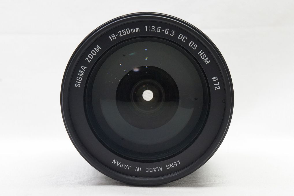 SIGMA シグマ 18-250mm F3.5-6.3 DC OS HSM Canon キヤノン EFマウント APS-C フード付 250621e