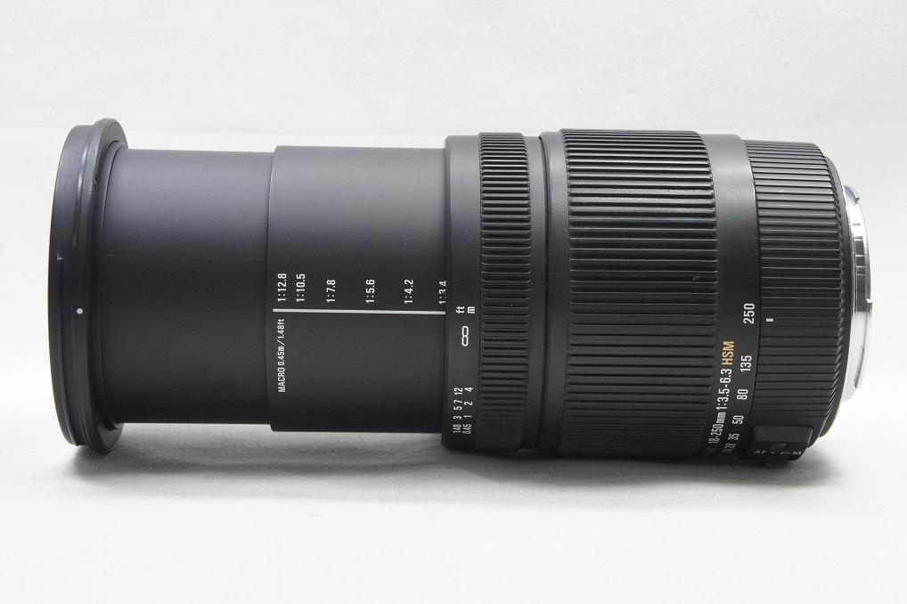 SIGMA シグマ 18-250mm F3.5-6.3 DC OS HSM Canon キヤノン EFマウント APS-C フード付 250621e