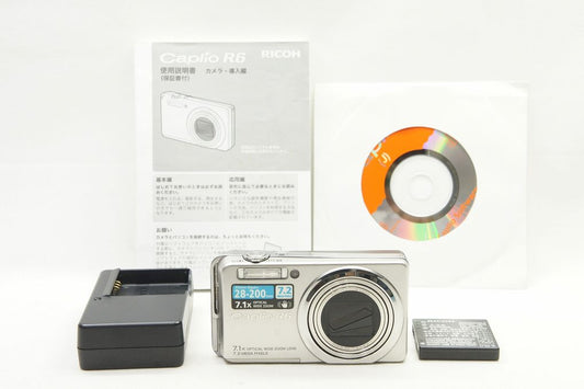 訳あり品 RICOH リコー Caplio R6 コンパクトデジタルカメラ シルバー 250621p