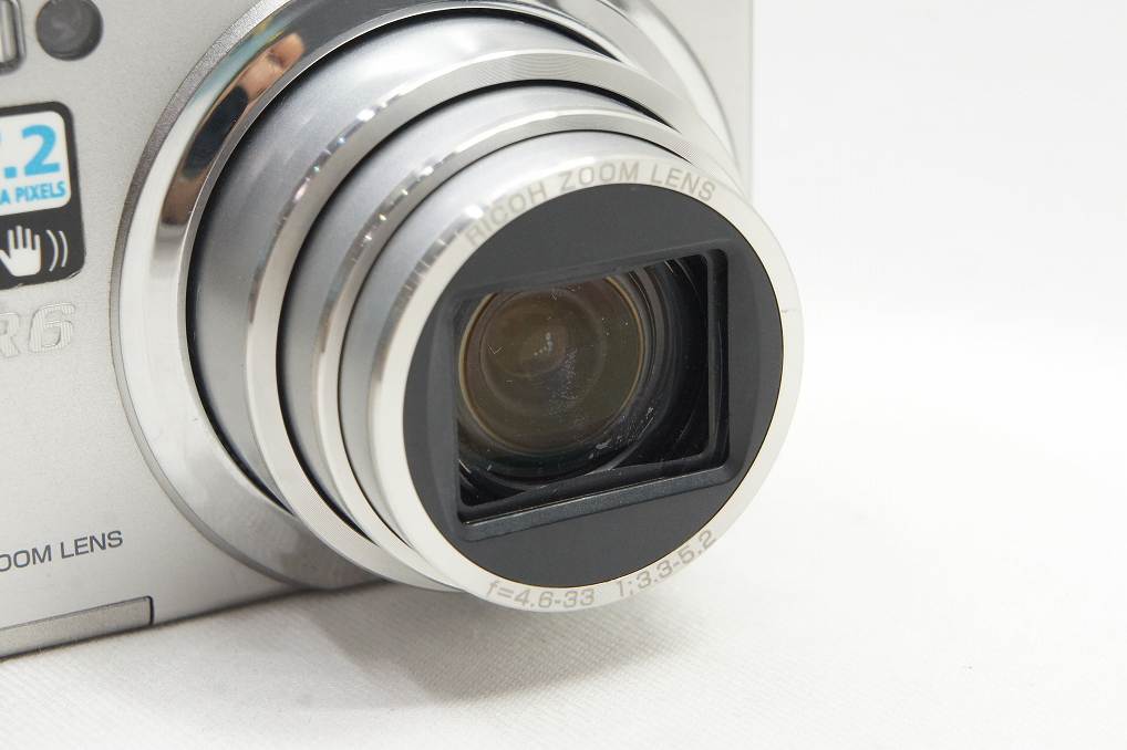 訳あり品 RICOH リコー Caplio R6 コンパクトデジタルカメラ シルバー 250621p