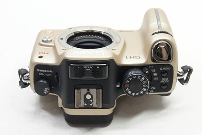 良品 Panasonic LUMIX DMC-GH1 ボディ ミラーレス一眼カメラ コンフォートゴールド 250621k
