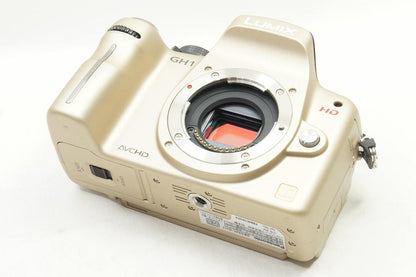 良品 Panasonic LUMIX DMC-GH1 ボディ ミラーレス一眼カメラ コンフォートゴールド 250621k