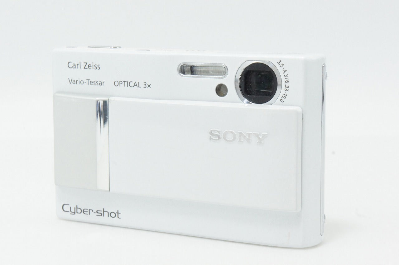 美品 SONY ソニー Cyber-shot DSC-T10 コンパクトデジタルカメラ ホワイト 260604n