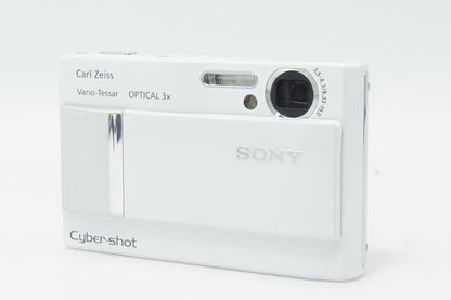 美品 SONY ソニー Cyber-shot DSC-T10 コンパクトデジタルカメラ ホワイト 260604n