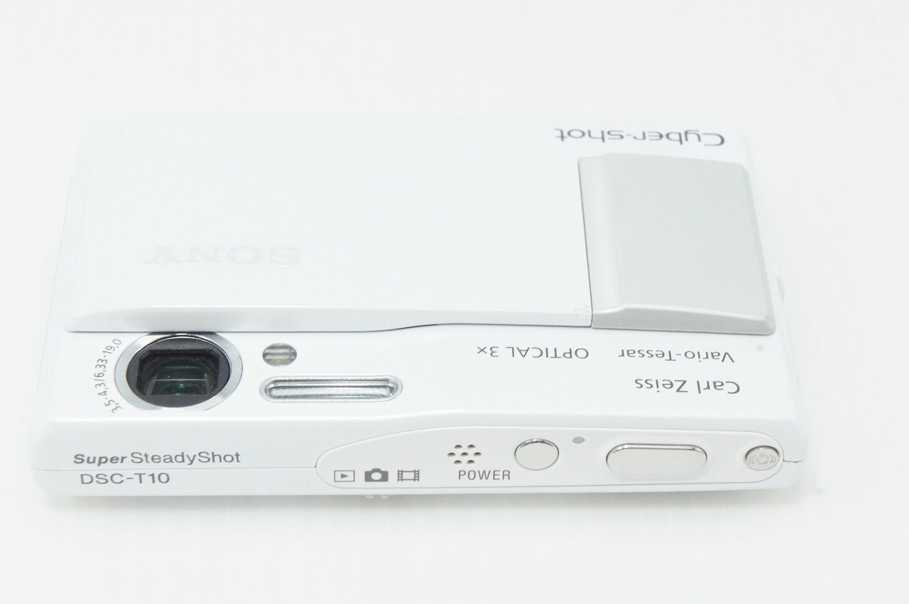 美品 SONY ソニー Cyber-shot DSC-T10 コンパクトデジタルカメラ ホワイト 260604n