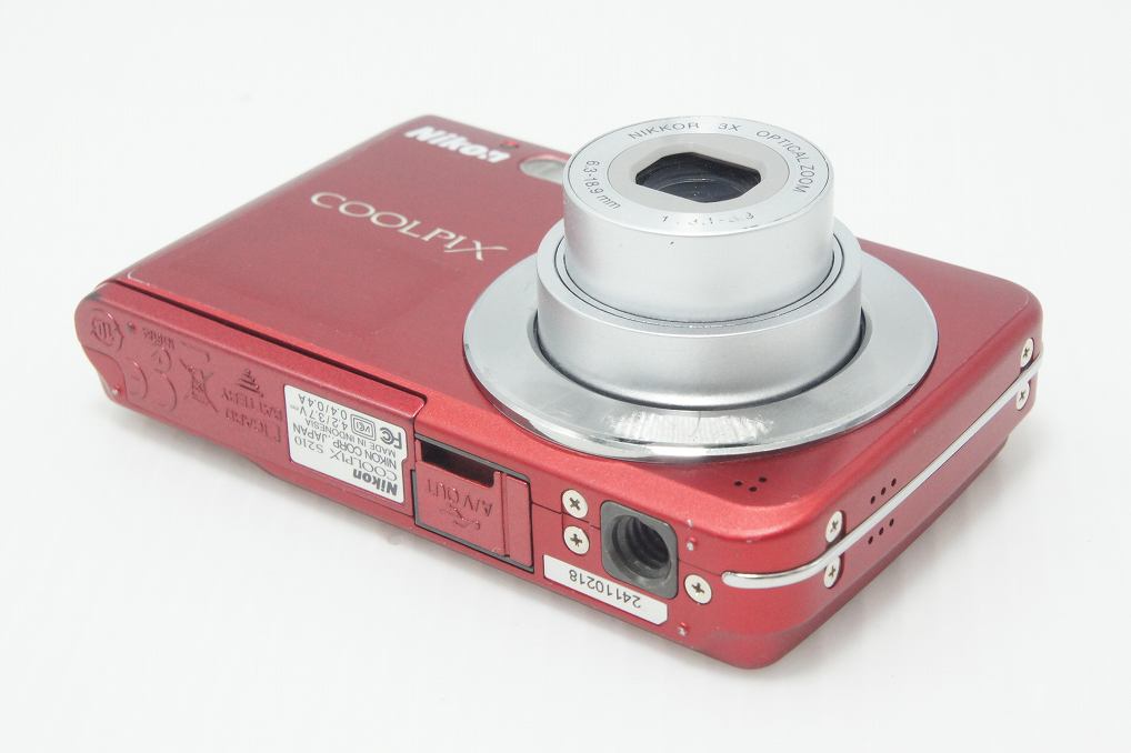 Nikon ニコン COOLPIX S210 コンパクトデジタルカメラ レッド 260918ag