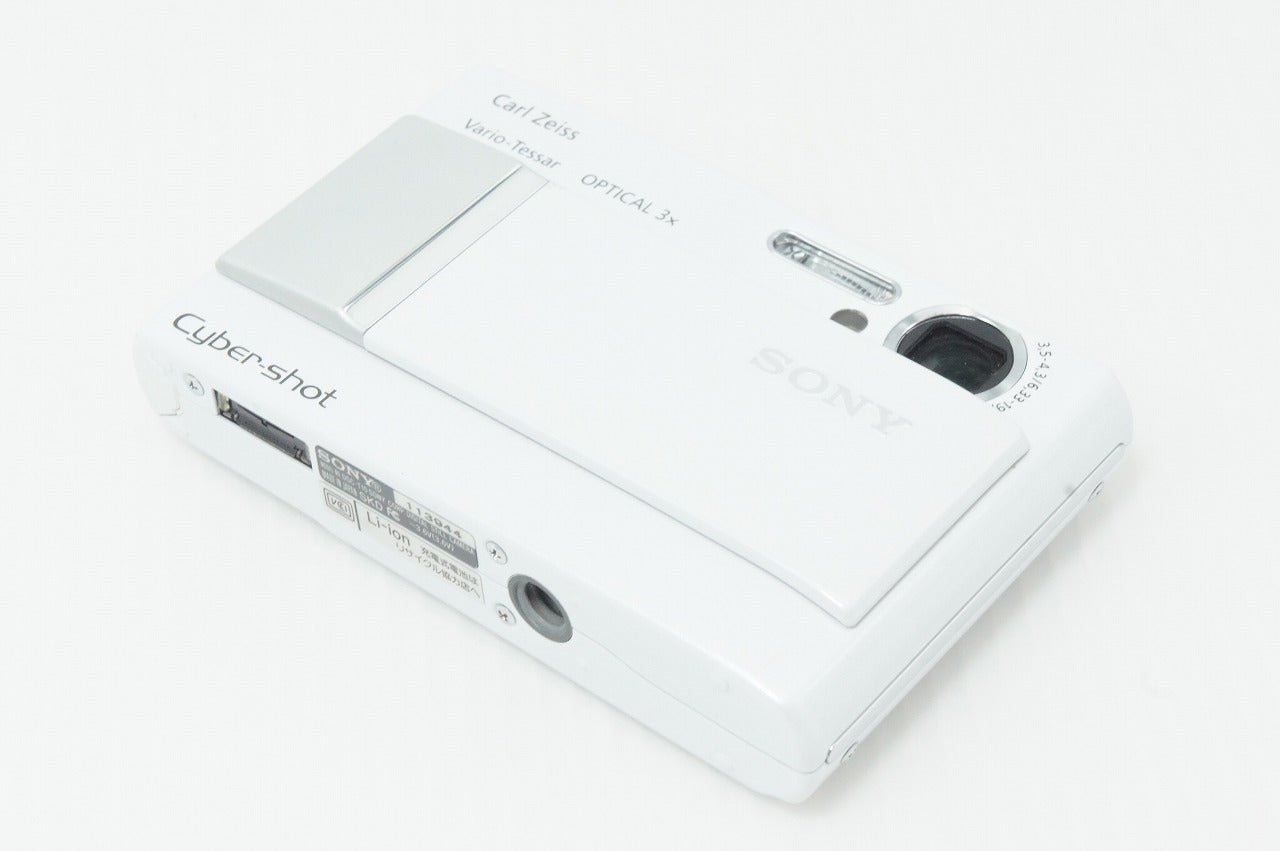 美品 SONY ソニー Cyber-shot DSC-T10 コンパクトデジタルカメラ ホワイト 260604n