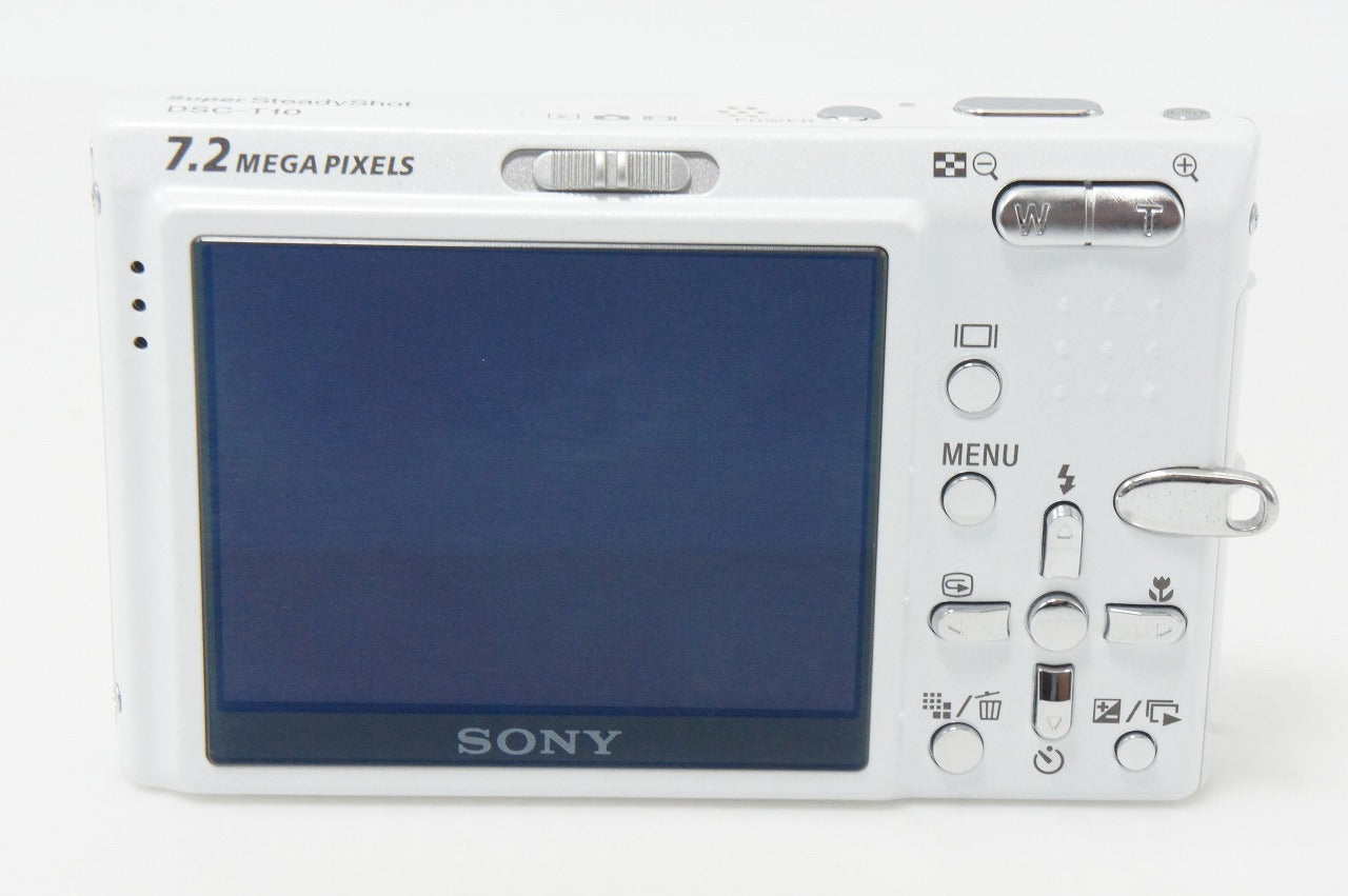 美品 SONY ソニー Cyber-shot DSC-T10 コンパクトデジタルカメラ ホワイト 260604n