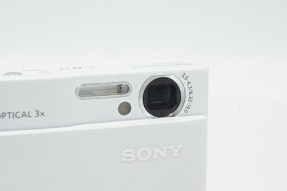 美品 SONY ソニー Cyber-shot DSC-T10 コンパクトデジタルカメラ ホワイト 260604n