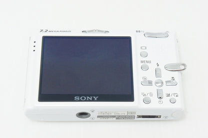 美品 SONY ソニー Cyber-shot DSC-T10 コンパクトデジタルカメラ ホワイト 260604n