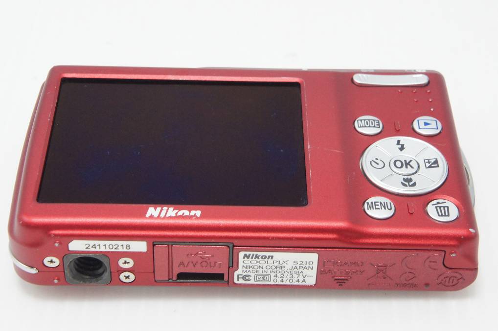 Nikon ニコン COOLPIX S210 コンパクトデジタルカメラ レッド 260918ag