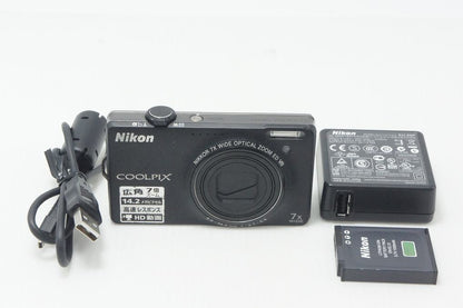 Nikon ニコン COOLPIX S6000 コンパクトデジタルカメラ ノーブルブラック 260824b