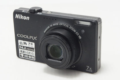 Nikon ニコン COOLPIX S6000 コンパクトデジタルカメラ ノーブルブラック 260824b