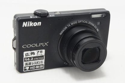 Nikon ニコン COOLPIX S6000 コンパクトデジタルカメラ ノーブルブラック 260824b