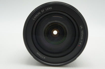 Canon キヤノン EF 24-105mm F4L IS USM フルサイズ ズームレンズ フード付 260302y