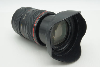 Canon キヤノン EF 24-105mm F4L IS USM フルサイズ ズームレンズ フード付 260302y