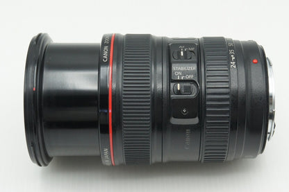 Canon キヤノン EF 24-105mm F4L IS USM フルサイズ ズームレンズ フード付 260302y