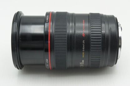 Canon キヤノン EF 24-105mm F4L IS USM フルサイズ ズームレンズ フード付 260302y