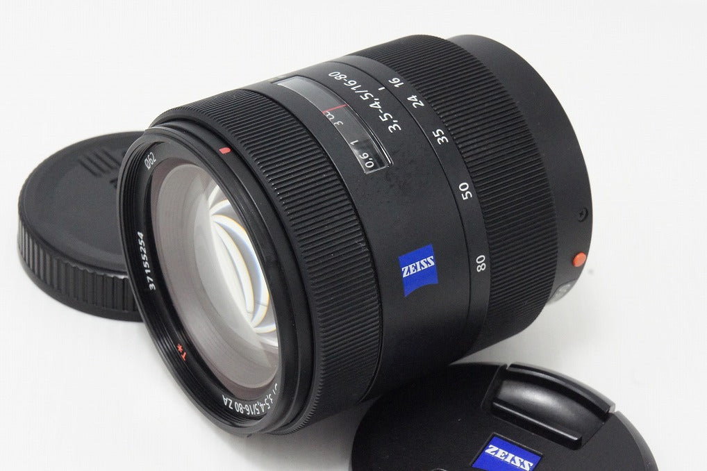 Excellent SONY Vario-Sonnar T* DT 16-80mm F3.5-4.5 ZA SAL1680Z MINOLTA α mount APS-C zoom lens with hood 260605f