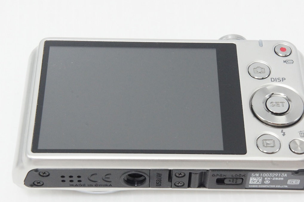 美品 CASIO カシオ EXILIM EX-ZS35 コンパクトデジタルカメラ シルバー 260608c
