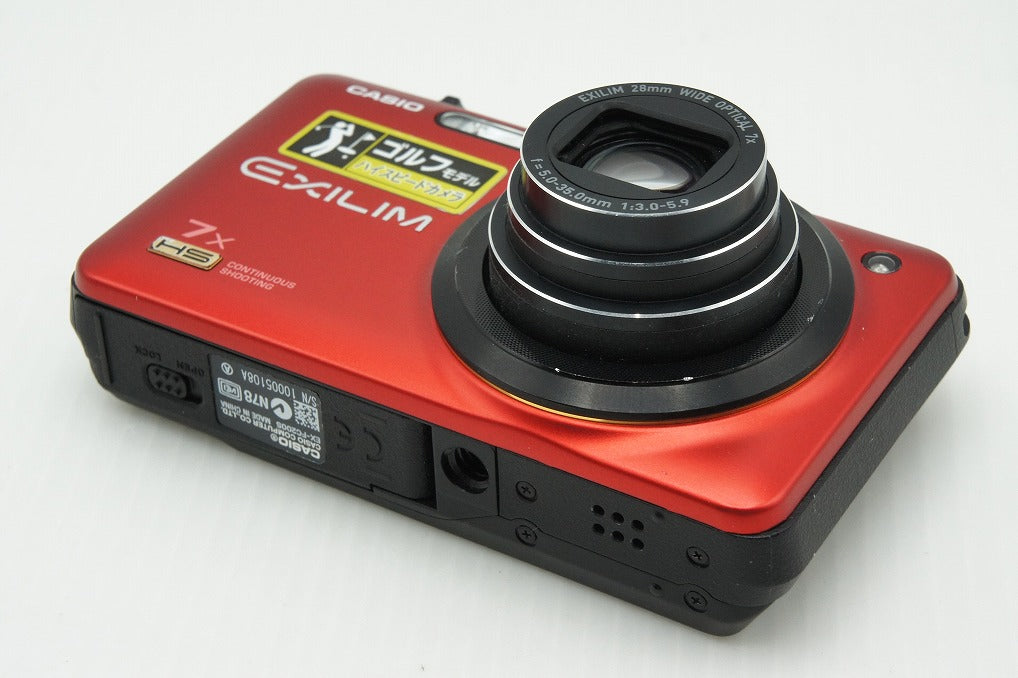 CASIO カシオ EXILIM EX-FC200S コンパクトデジタルカメラ レッド