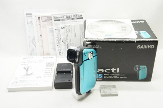 SANYO サンヨー Xacti DMX-CA65 デジタルビデオカメラ マリンブルー 元箱付 250623f