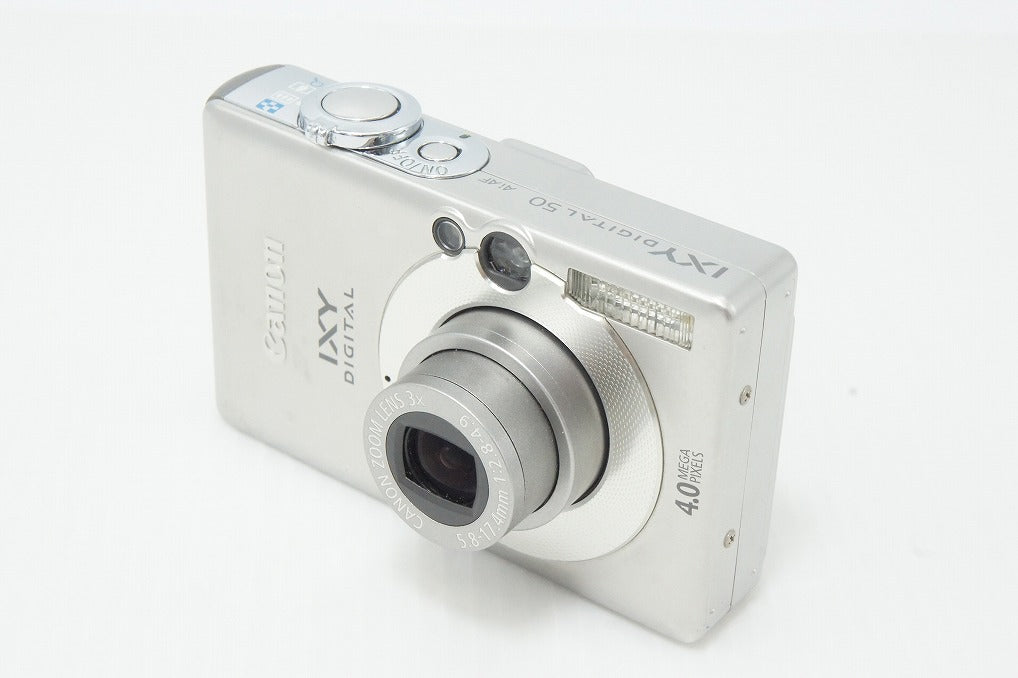 Canon キヤノン IXY DIGITAL 50 コンパクトデジタルカメラ シルバー 260608b