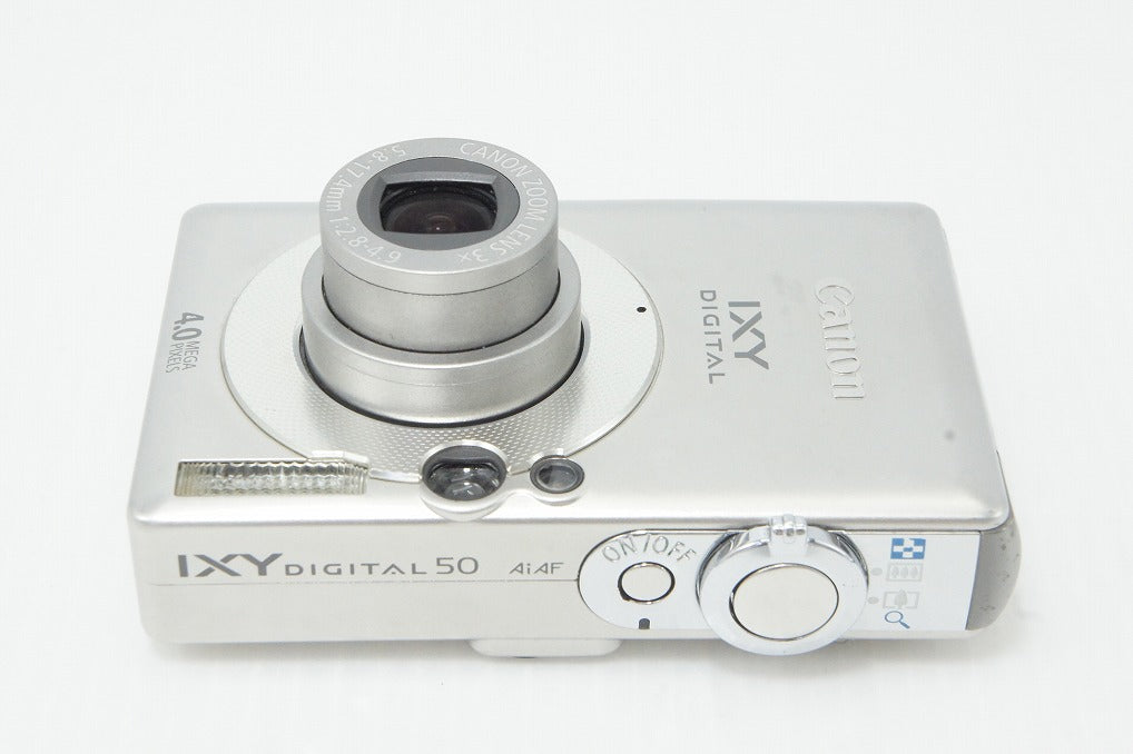 Canon キヤノン IXY DIGITAL 50 コンパクトデジタルカメラ シルバー 260608b