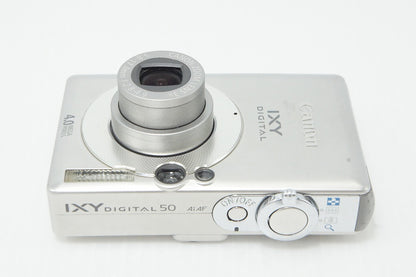 Canon キヤノン IXY DIGITAL 50 コンパクトデジタルカメラ シルバー 260608b