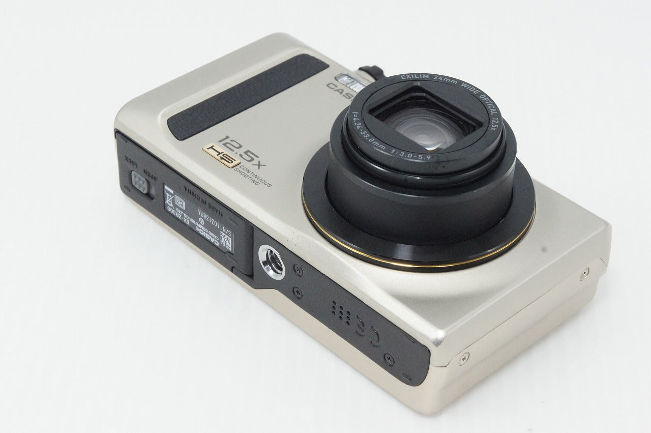 美品 CASIO カシオ HIGH SPEED EXILIM EX-ZR300 コンパクトデジタルカメラ ゴールド 元箱付 260408c