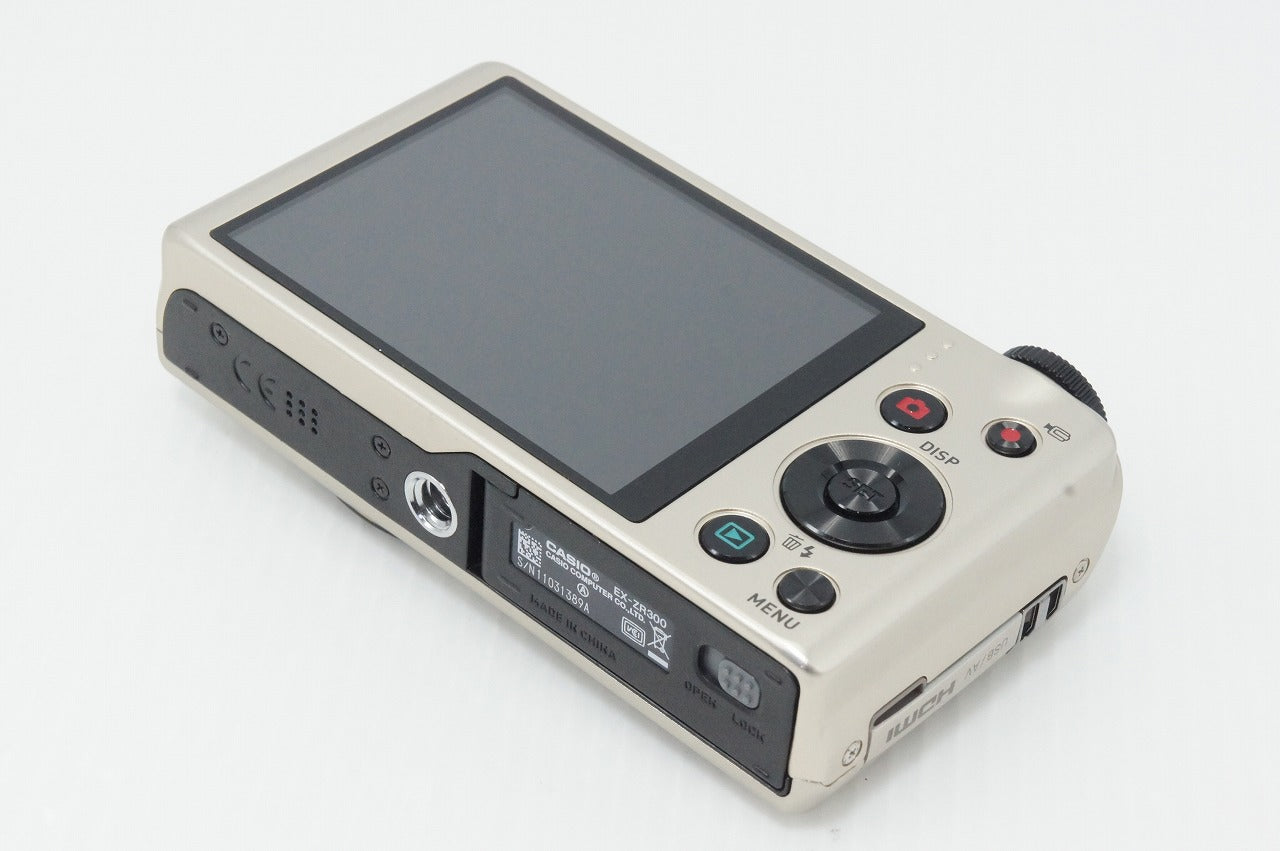美品 CASIO カシオ HIGH SPEED EXILIM EX-ZR300 コンパクトデジタルカメラ ゴールド 元箱付 260408c