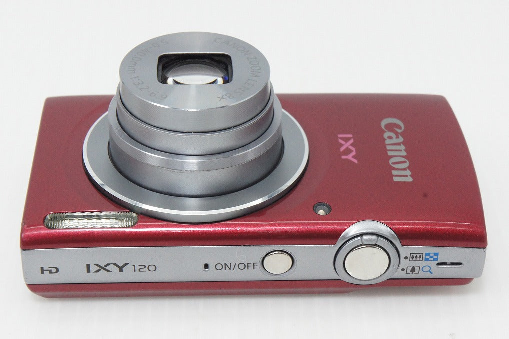 良品 Canon キヤノン IXY 120 コンパクトデジタルカメラ レッド 260408a