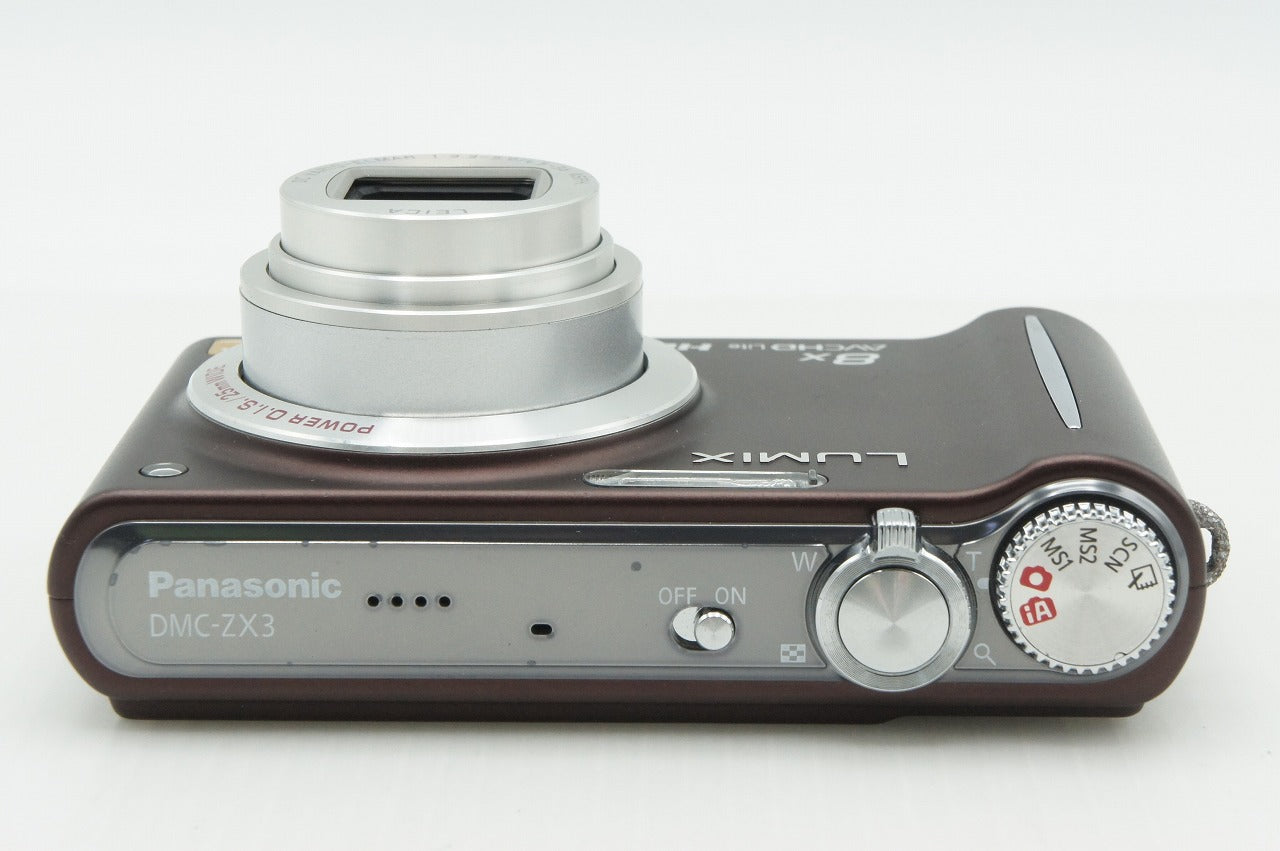 良品 Panasonic パナソニック LUMIX DMC-ZX3 コンパクトデジタルカメラ ブラウン 260302ad