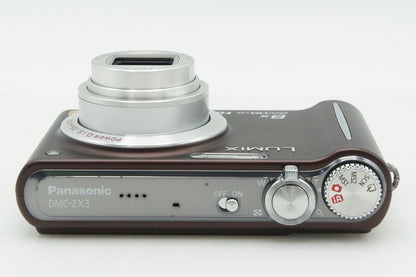 良品 Panasonic パナソニック LUMIX DMC-ZX3 コンパクトデジタルカメラ ブラウン 260302ad